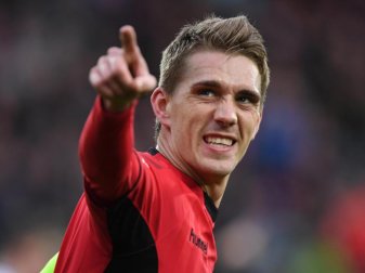 Ein Freund der neuen Anti-Mecker-Regel: Nils Petersen vom SC Freiburg. Foto: Patrick Seeger/dpa