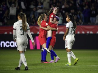 US-Fußballerinnen lösen das Olympia-Ticket US-Fußballerinnen lösen das Olympia-Ticket