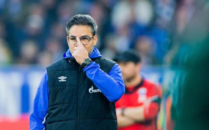 Bedient: Schalke-Coach David Wagner. Foto: Rolf Vennenbernd/dpa