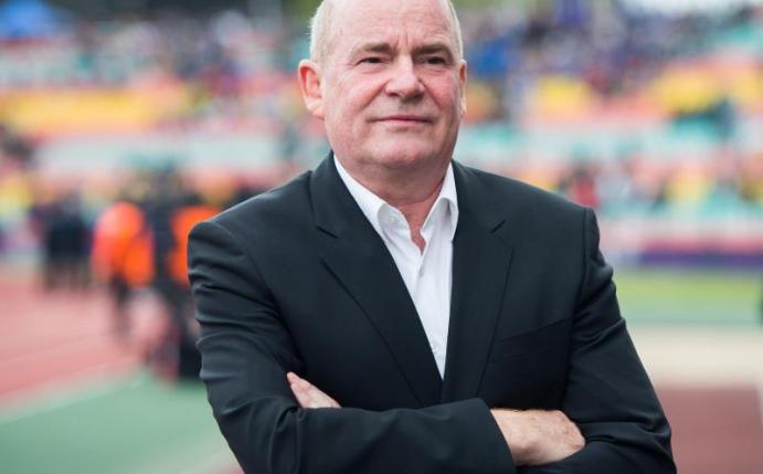 Siegfried Dietrich ist Manager des Rekordmeisters 1. FFC Frankfurt. Foto: Lukas Schulze/dpa