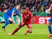 Corentin Tolisso (M.) ist beim FC Bayern München derzeit nur zweite Wahl. Foto: Matthias Balk/dpa