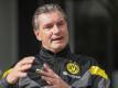 Dortmunds Sportdirektor Michael Zorc erwartet vom BVB-Team mehr Zweikampfhärte. Foto: Friso Gentsch/dpa