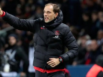 Hat mit Paris seinen Ex-Club BVB vor der Brust: PSG-Coach Thomas Tuchel. Foto: Thibault Camus/AP/dpa Hat mit Paris seinen Ex-Club BVB vor der Brust: PSG-Coach Thomas Tuchel. Foto: Thibault Camus/AP/dpa