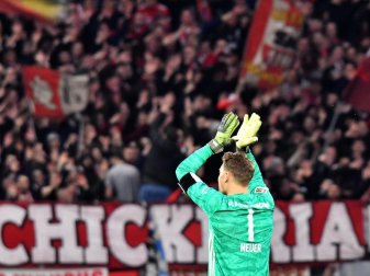 Bayerns Torwart Manuel Neuer konnte wieder ins Training einsteigen. Foto: Torsten Silz/dpa