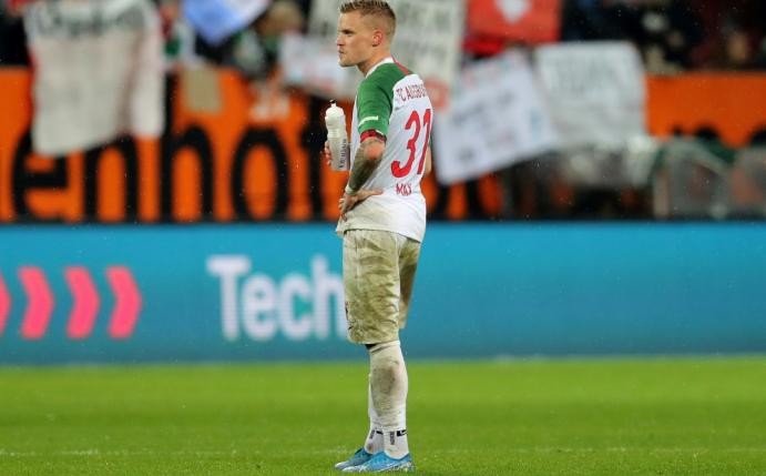 Der Treffer von Philipp Max reicht dem FC Augsburg nicht