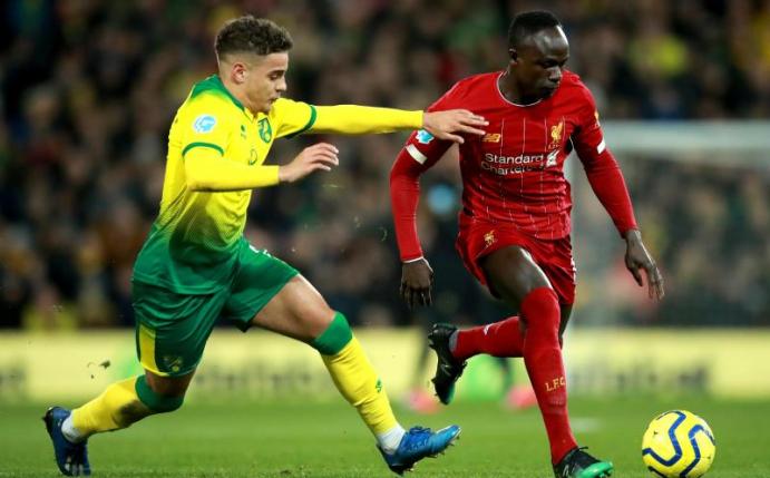 Sadio Mane (r) sorgte mit seinem Tor für den Liverpool-Sieg bei Norwich City. Foto: Adam Davy/PA Wire/dpa