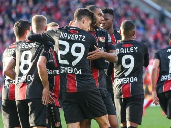 Die Leverkusener siegten mit 3:2 bei Union Berlin. Foto: Andreas Gora/dpa Die Leverkusener siegten mit 3:2 bei Union Berlin. Foto: Andreas Gora/dpa