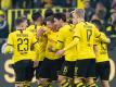 Borussia Dortmund ließ gegen Eintracht Frankfurt nur einen gegnerischen Torschuss zu. Foto: Bernd Thissen/dpa