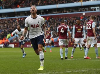 Tottenhams Toby Alderweireld freut sich über das erste Tor seiner Mannschaft. Foto: Darren Staples/CSM via ZUMA Wire/dpa Tottenhams Toby Alderweireld freut sich über das erste Tor seiner Mannschaft. Foto: Darren Staples/CSM via ZUMA Wire/dpa