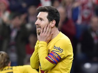 Äußerte sich kritisch gegen Barca-Sportdirektor Eric Abdial: Superstar Lionel Messi. Foto: Alvaro Barrientos/AP/dpa Äußerte sich kritisch gegen Barca-Sportdirektor Eric Abdial: Superstar Lionel Messi. Foto: Alvaro Barrientos/AP/dpa