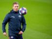 Zum ersten Mal in London zu Gast: Leipzig-Coach Julian Nagelsmann. Foto: Robert Michael/dpa-Zentralbild/dpa