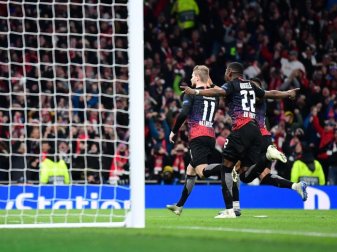 Matchwinner beim Leipziger Sieg in London: Timo Werner (l). Foto: Robert Michael/dpa-Zentralbild/dpa