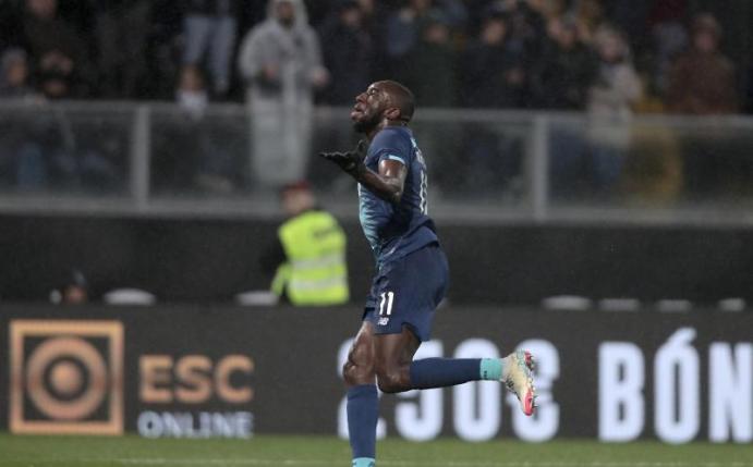 Moussa Marega trifft mit dem FC Porto auf Bayer Leverkusen. Foto: Str/AP/dpa