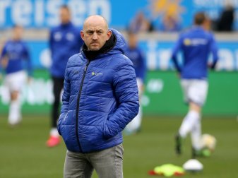 Torsten Liebknecht vor dem Spiel gegen Waldhof Mannheim Torsten Liebknecht vor dem Spiel gegen Waldhof Mannheim