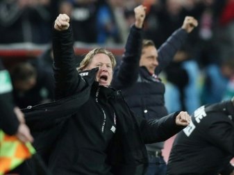 Markus Gisdols Team gewann in Berlin mit 5:0 Markus Gisdols Team gewann in Berlin mit 5:0