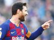 Barcelonas Superstar Lionel Messi traf gleich vier Mal gegen den SD Eibar. Foto: Joan Monfort/AP/dpa