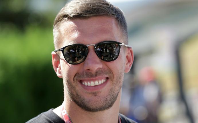 Podolski traf in der 80. Minute zum 2:1 Siegtreffer
