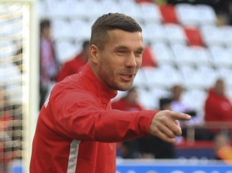 Lukas Podolski hat seinem Club beim Auswärtssieg bei Yeni Malatya mit dem Siegtreffer zu wichtigen drei Punkten verholfen. Foto: -/AP/dpa Lukas Podolski hat seinem Club beim Auswärtssieg bei Yeni Malatya mit dem Siegtreffer zu wichtigen drei Punkten verholfen. Foto: -/AP/dpa