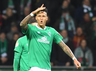 Würde bei rassistischen Beleidigungen sofort vom Platz gehen: Werder-Angreifer Davie Selke. Foto: Carmen Jaspersen/dpa Würde bei rassistischen Beleidigungen sofort vom Platz gehen: Werder-Angreifer Davie Selke. Foto: Carmen Jaspersen/dpa