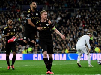Kevin de Bruyne erzielt den Siegtreffer für City Kevin de Bruyne erzielt den Siegtreffer für City