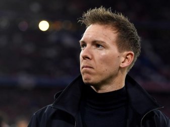 Leipzigs Trainer Julian Nagelsmann trifft mit seinem Team am Sonntag auf Leverkusen. Foto: Matthias Balk/dpa