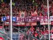 In Sinsheim beleidigten die Bayern-Anhänger Hoffenheim-Mäzen Dietmar Hopp. Foto: Tom Weller/dpa