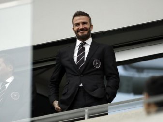 Musste mit seinem Club FC Inter Miami im ersten Spiel eine Pleite hinnehmen: David Beckham. Foto: Marcio Jose Sanchez/AP/dpa Musste mit seinem Club FC Inter Miami im ersten Spiel eine Pleite hinnehmen: David Beckham. Foto: Marcio Jose Sanchez/AP/dpa