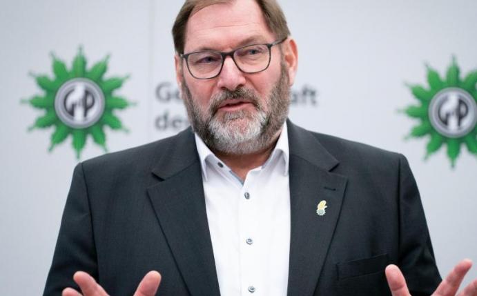 Jörg Radek, stellvertretender Vorsitzender der Gewerkschaft der Polizei. Foto: Kay Nietfeld/dpa