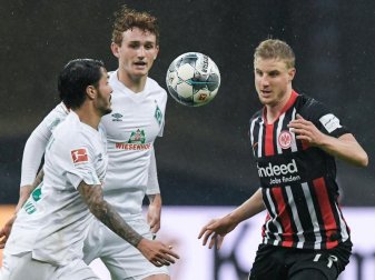Schon vor dem Spiel von Werder Bremen bei Eintracht Frankfurt herrscht eine angespannte Atmosphäre. Foto: Silas Stein/dpa Schon vor dem Spiel von Werder Bremen bei Eintracht Frankfurt herrscht eine angespannte Atmosphäre. Foto: Silas Stein/dpa