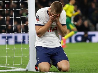 Eric Dier ist mit Tottenham im FA-Cup ausgeschieden. Foto: David Klein/CSM via ZUMA Wire/dpa Eric Dier ist mit Tottenham im FA-Cup ausgeschieden. Foto: David Klein/CSM via ZUMA Wire/dpa