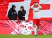 Leipzigs Stürmer Timo Werner hat muskuläre Probleme im Oberschenkel. Foto: Jan Woitas/dpa-Zentralbild/dpa