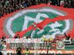 Augsburgs Fans protestieren gegen den DFB. Foto: Stefan Puchner/dpa