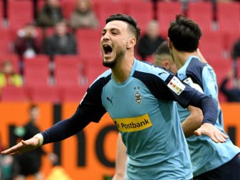 Mönchengladbachs Ramy Bensebaini geht selbstbewusst in die entscheidende Saisonphase. Foto: Stefan Puchner/dpa Mönchengladbachs Ramy Bensebaini geht selbstbewusst in die entscheidende Saisonphase. Foto: Stefan Puchner/dpa