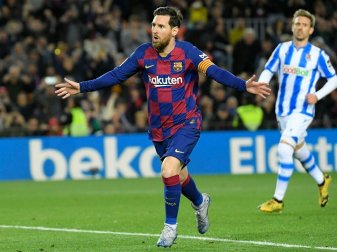 Messi verwandelt Elfmeter zum Barca-Sieg Messi verwandelt Elfmeter zum Barca-Sieg