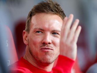 Leipzigs Trainer Julian Nagelsmann checkt den Gegner vorher im Internet. Foto: Jan Woitas/dpa-Zentralbild/dpa Leipzigs Trainer Julian Nagelsmann checkt den Gegner vorher im Internet. Foto: Jan Woitas/dpa-Zentralbild/dpa