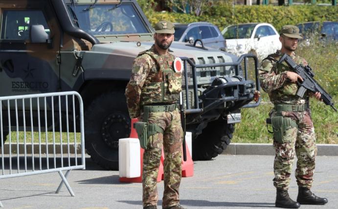 Ganz Italien wurde zur Sperrzone erklärt