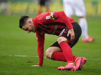 Verletzte sich beim Freiburger Sieg gegen Union: Torschütze Christian Günter. Foto: Patrick Seeger/dpa