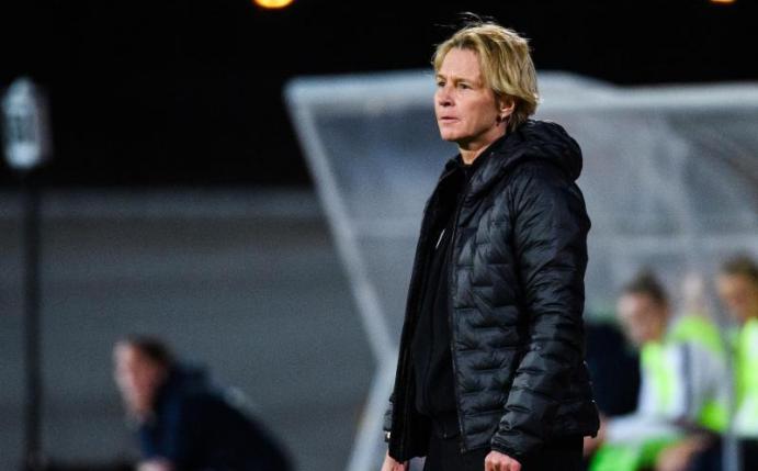 Wird mit den DFB-Frauen kein Finale beim Algarve-Cup bestreiten: Bundestrainerin Martina Voss-Tecklenburg. Foto: Ludvig Thunman/Bildbyran via ZUMA Press/dpa