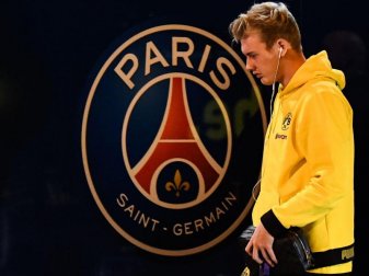 Julian Brandt ist mit dem BVB in der Champions League an Paris Saint-Germain gescheitert. Foto: Franck Fife/AFP/dpa Julian Brandt ist mit dem BVB in der Champions League an Paris Saint-Germain gescheitert. Foto: Franck Fife/AFP/dpa