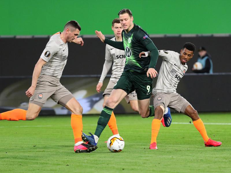 Der VfL Wolfsburg musste gegen Schachtjor Donezk eine Heimpleite hinnehmen. Foto: Darius Simka/VfL Wolfsburg/dpa