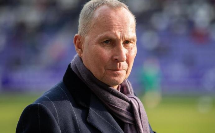 Helge Leonhardt ist der Präsident des FC Erzgebirge Aue. Foto: Robert Michael/zb/dpa