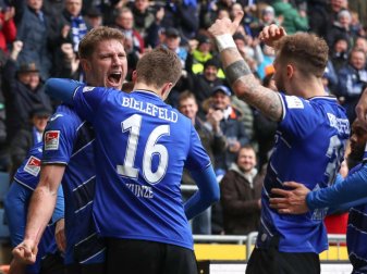 Arminia Bielefeld führt die Tabelle der 2. Liga an. Foto: Friso Gentsch/dpa Arminia Bielefeld führt die Tabelle der 2. Liga an. Foto: Friso Gentsch/dpa