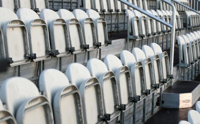 Bis auf weiteres bleiben die Ränge der 3. Liga leer