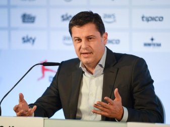 «Wir sind ganz weit davon entfernt, über eine Fortführung der Liga nachzudenken», sagte DFL-Chef Christian Seifert. Foto: Arne Dedert/dpa Pool/dpa «Wir sind ganz weit davon entfernt, über eine Fortführung der Liga nachzudenken», sagte DFL-Chef Christian Seifert. Foto: Arne Dedert/dpa Pool/dpa