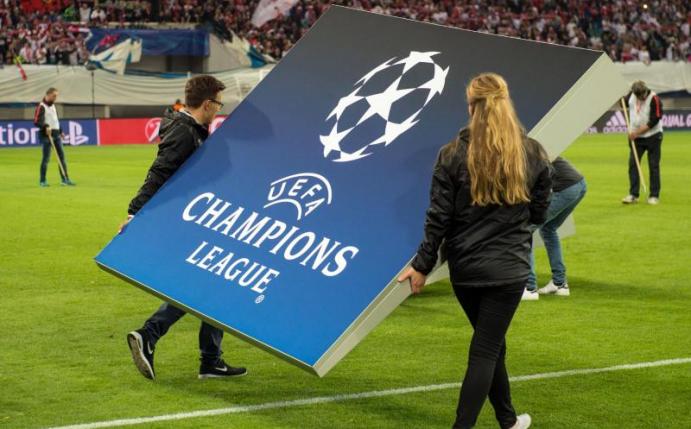 Die UEFA verschiebt die Endspiele der Europacup-Wettbewerbe. Foto: Sebastian Kahnert/dpa-Zentralbild/dpa