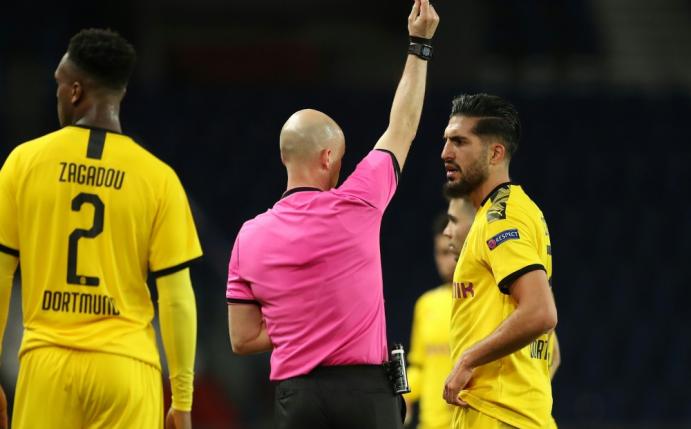 Emre Can sah im Rückspiel gegen Paris die Rote Karte