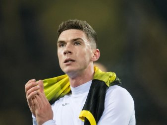 Stand vor seiner Premieren-Berufung in den Kader der deutschen Fußball-Nationalmannschaft: Robin Gosens von Atalanta Bergamo. Foto: Bernd Thissen/dpa Stand vor seiner Premieren-Berufung in den Kader der deutschen Fußball-Nationalmannschaft: Robin Gosens von Atalanta Bergamo. Foto: Bernd Thissen/dpa