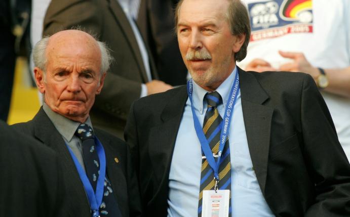 Cramer (l.) wurde 90 Jahre alt