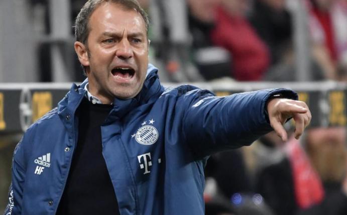 Hansi Flicks Vertrag beim FC Bayern wurde bis zum 30. Juni 2023 verlängert. Foto: Torsten Silz/dpa