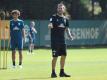 Muss während der Corona-Krise in Sachen Training improvisieren: Werder-Coach Florian Kohfeldt. Foto: Carmen Jaspersen/dpa